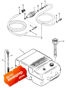 Fuel Tank And Line (plastic - 6.6 Gallon) (   Line ( - 6.6 ))