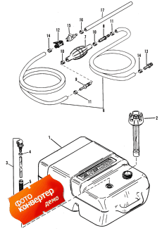 Fuel Tank And Line - (plastic - 6.6 Gallon) (   Line - ( - 6.6 ))