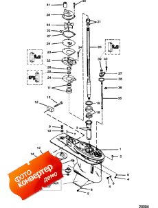 Gear Housing Assembly (driveshaft) (3 Jaw Reverse Clutch) (     (drivesha ) (3 Jaw Reverse ))