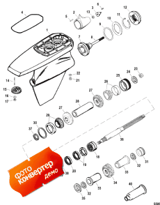 Gear Housing Assembly (ssm Six - Propshaft) (     (ssm Six -   ))