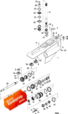 Gear Housing (bravo Iii) (  (bravo Iii))