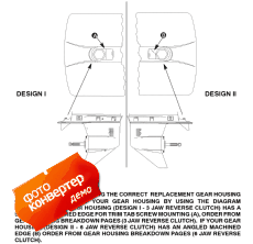 Gear Housing Chart (60 Seapro/marathon/big Foot) (  Chart (60 Seapro / marathon / big Foot))