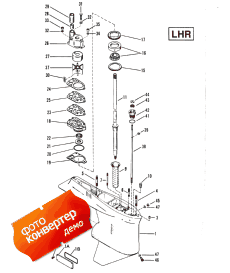 Gear Housing (drive Shaft)lhr 4-hole Water Pick-up (  (  ) lhr 4-hole Water Pick-)