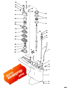Gear Housing, Driveshaft - 1.78:1 Ratio (  ,   - 1.78: 1 Ratio)