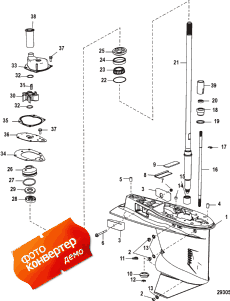 Gear Housing, Driveshaft - 1.83:1 Gear Ratio (  ,   - 1.83: 1  )