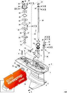 Gear Housing (driveshaft-2.33:1) (serial #1c033810 & Below) (  (drive-2.33: 1) (serial #1c033810 & ))