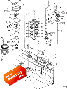 Gear Housing, Driveshaft, 4.80 Torpedo (  ,  , 4.80 Torpedo)