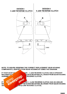 Gear Housing Identification (  Identification)