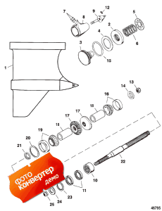 Gear Housing (prop Shaft) (iv Ssm R/l) (  (prop Sha ) (iv Ssm R / l))