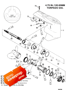 Gear Housing (prop Shaft) (standard Rotation) (  (prop Sha ) ( Rotation))