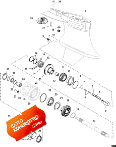 Gear Housing (prop Shaft) (standard Rotation) (  (prop Sha ) ( Rotation))