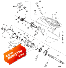 Gear Housing, Propeller Shaft - 1.83:1 Gear Ratio (    - 1.83: 1  )