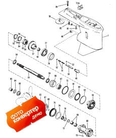 Gear Housing (propeller Shaft)lhr 2-hole Water Pick-up (  (  ) lhr 2-hole Water Pick-)