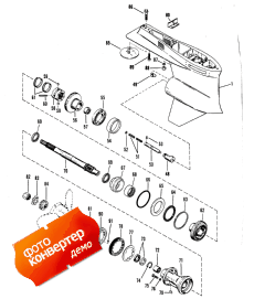 Gear Housing (propeller Shaft)lhr 4-hole Water Pick-up (  (  ) lhr 4-hole Water Pick-)