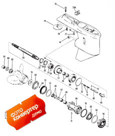 Gear Housing (propeller Shaft)rhr 2-hole Water Pick-up (  (  ) rhr 2-hole Water Pick-)