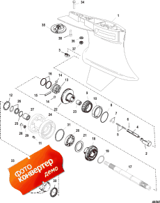 Gear Housing, Propeller Shaft-standard-sportmaster (   --sportmaster)