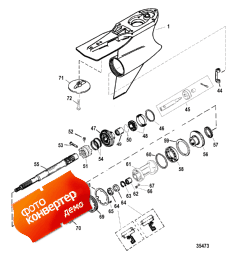 Gear Housing, Propeller Shaft-standard-sportmaster (   --sportmaster)