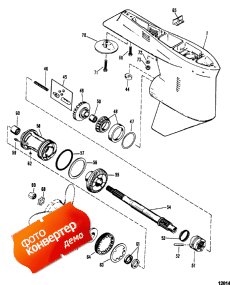 Gear Housing, Propshaft 1.78:1 Gear Ratio 4.25 Inch Dia ( ,    1.78: 1   4.25 Inch Dia)