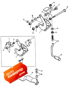 Gear Shift Linkage (0e009500 Thru 0e093699) (   (0e009500 Thru 0e093699))