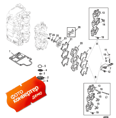 Induction Manifold And Reed Block (Induction   Reed Block)