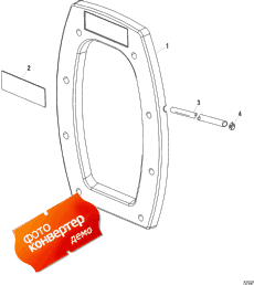 Inner Transom Plate Assembly (dry Sump Six) (Inner Transom  Assembly (dry Sump Six))