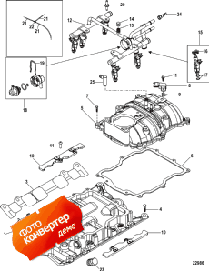 Intake Manifold And Fuel Rail (    )