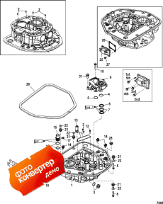 Oil Pump/adaptor Plate-upper (  /  -)