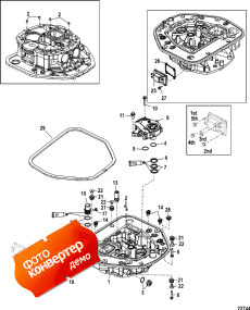 Oil Pump/adaptor Plate-upper (  /  -)