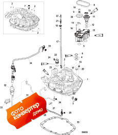 Oil Pump/adaptor Plate-upper (  /  -)