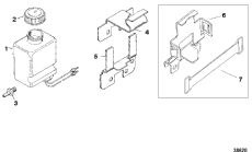 Oil Reservoir Bottle And Bracket (Oil  Bottle  )