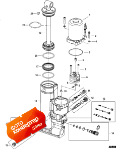 Power Trim Assembly, Components (Power trim Assembly, Components)