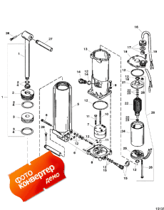 Power Trim, Eaton Motor (19217a6 / 19217a7) (Power trim, Eaton Motor (19217a6 / 19217a7))