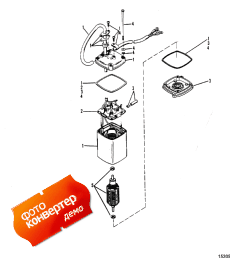 Power Trim Motor (use With Design Ii Power Trim System) (Power trim Motor (use With Design Ii Power trim System))