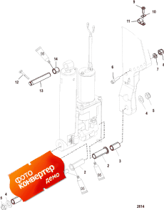 Power Trim Mounting (Power trim ing)