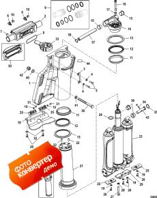 Power Trim/steering Cylinder (Power trim /   )