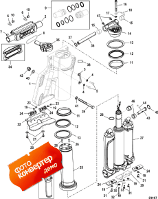 Power Trim/steering Cylinder (Power trim /   )