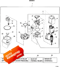 Pump/motor (top Mt Reservoir) (design Ii - 14336a25) (����� / motor (top Mt ���������) (design Ii - 14336a25))