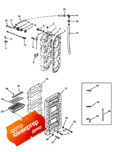 Reed Block And Cylinder Head (Reed Block    )