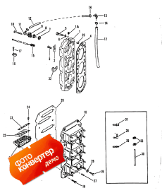 Reed Block And Cylinder Head (Reed Block    )