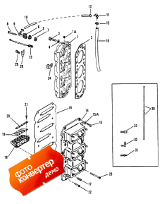 Reed Block And Cylinder Head (Reed Block � ������� ����� ��������)