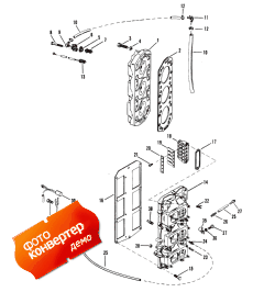 Reed Block And Cylinder Head (Reed Block    )