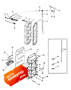 Reed Block And Cylinder Head (Reed Block    )