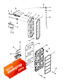 Reed Block And Cylinder Head (Reed Block    )