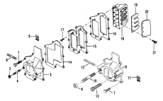 Reed Plate And Adapter Flange (Reed   Adapter )