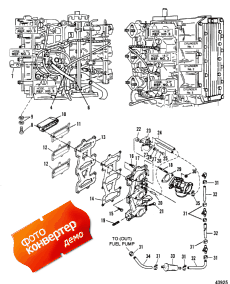 Reed Plate And Recirculation System, 0e065372 Thru 0e093699 (Reed   Recirculation System, 0e065372 Thru 0e093699)