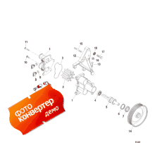 Sea Water Pump Assembly (closed Cooling) (Sea   Assembly (closed ))