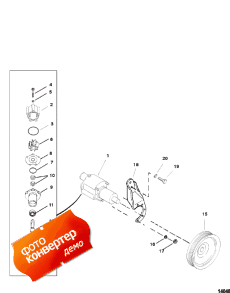 Sea Water Pump Assembly (use With Bravo Engines) (Sea   Assembly (use With Bravo s))