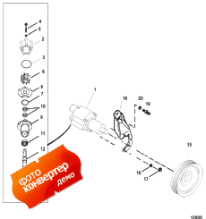 Sea Water Pump Assembly (use With Bravo Engines) (Sea   Assembly (use With Bravo s))