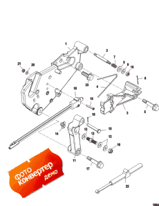 Shift Bracket (alpha Engines) (sn-0m659999 And Below) (  (alpha s) (sn-0m659999  ))