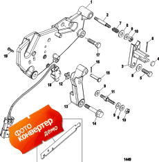 Shift Bracket (bravo) (sn-0m659999 And Below) (������������� ��������� (bravo) (sn-0m659999 � ����))